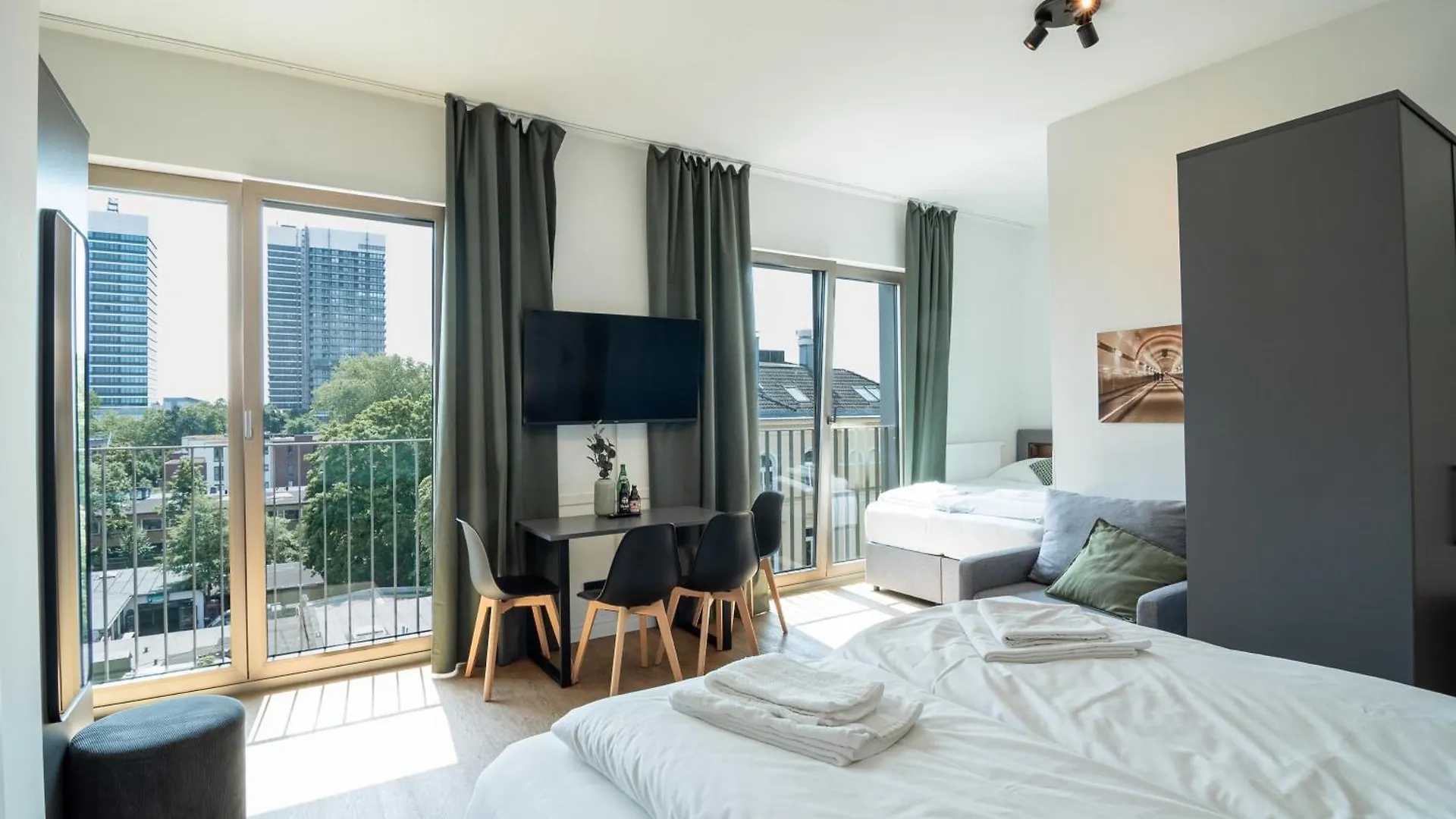هامبورغ Homaris Apartments Winterhude 0*,